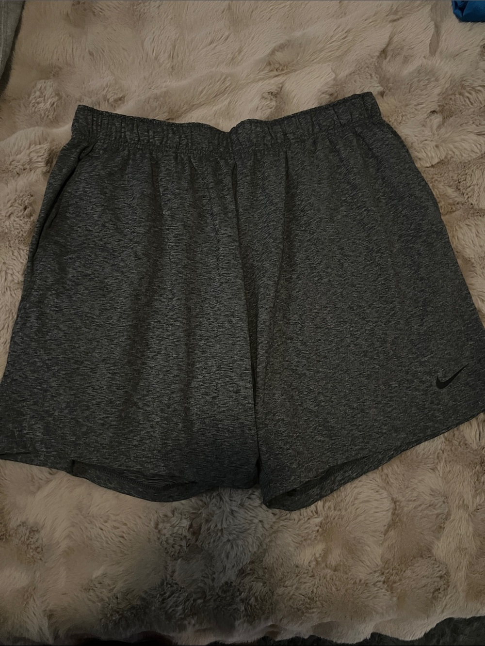Nike Heathered Charcoal Training Shorts